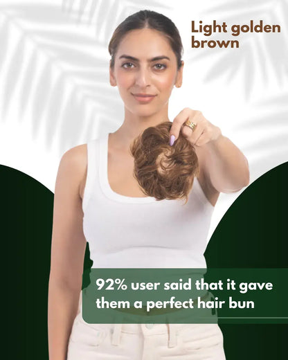 Messy Hair Bun Scrunchie